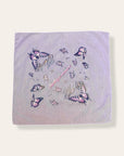 Vintage 1980’s- 1990’s Harley Davidson Lilac Butterfly Bandana