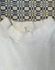 Vintage 1940’s J.C. Penney Cotton T-Shirt | Heritage Blank Antique White Undershirt