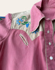 Vintage 1940’s Embroidered Cotton Western Shirt