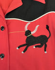 Vintage 1950’s Rodeo Embroidery Western Shirt