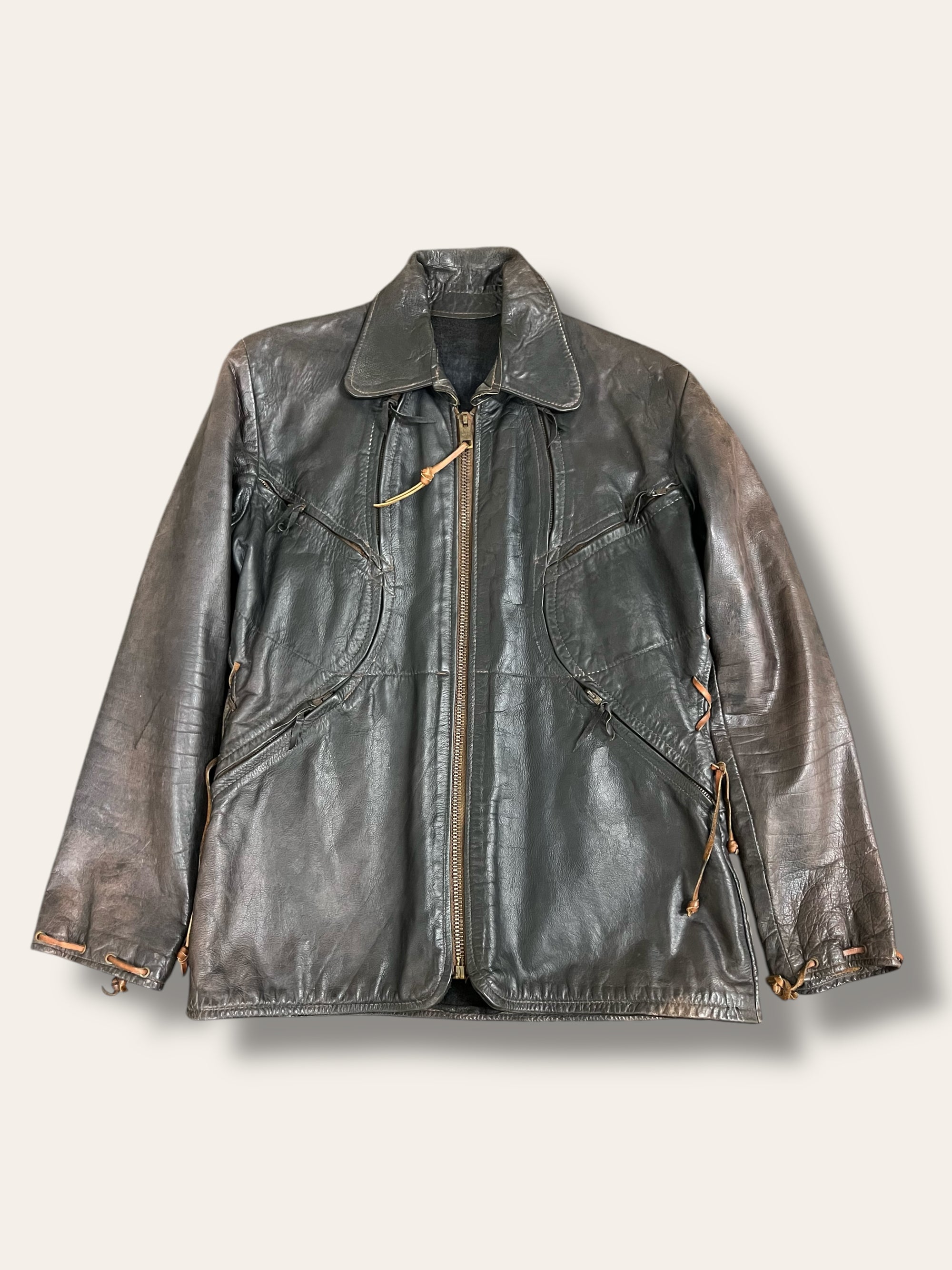 Vintage 1960’s-70’s East West Musical Instruments Co. Backpack Leather Jacket