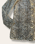 Vintage 1960s Leopard Print Faux Fur Shirt Jacket | Chuck Howard Boutique Clothing