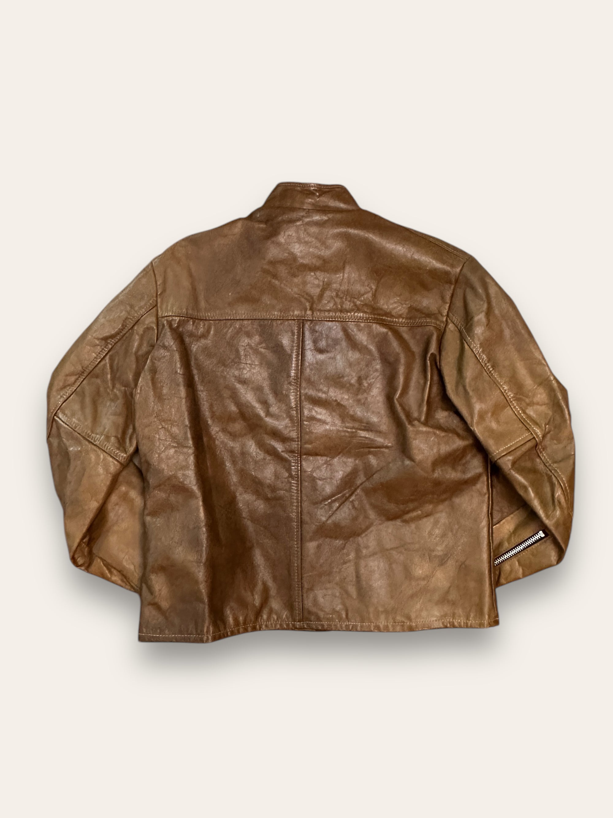 Vintage 1970’s Harley Davidson AMF Leather Cafe Racer Jacket