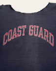 Vintage 1980’s Coast Gaurd Champion Reverse Weave Distressed Sweatshirt