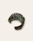 Vintage Navajo Twisted Sterling Silver Cuff | Chunky 925 Silver Native American Bracelet