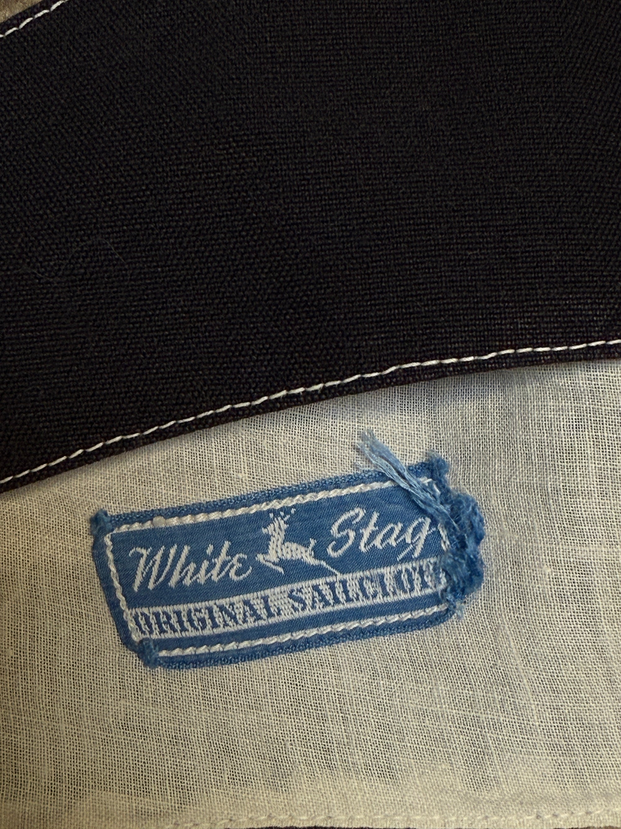 Vintage 1950’s White Stag Contrast Stitch Bralette