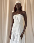 Vintage 1900’s Cotton Strapless Dress