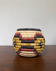 Vintage 1960s Hopi Coiled Pictorial Bowl Handmade Basket | Hopi Native American Basket