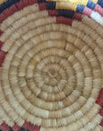 Vintage 1960s Hopi Coiled Pictorial Bowl Handmade Basket | Hopi Native American Basket