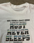 Vintage 1970’s Neil Young Rust Never Sleeps T-shirt