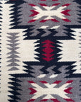 Vintage Navajo Storm Pattern Wool Weaving