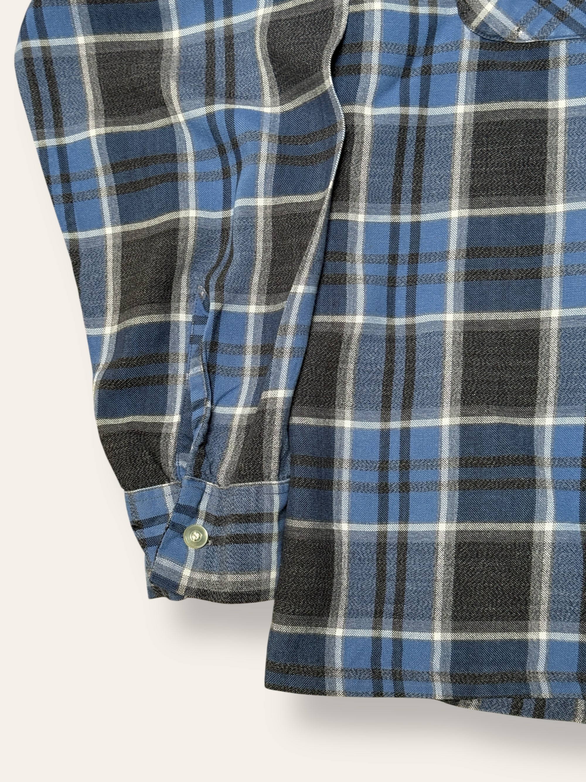 Vintage 1950’s Campus Rayon Plaid Shirt