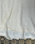 Vintage 1940’s Ribbed Cotton Tank | Heritage Blank Antique White Undershirt