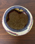 Vintage 1960s Hopi Coiled Pictorial Bowl Handmade Basket | Hopi Native American Basket
