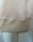 Vintage 1930’s Silk Rayon Slip Dress | Romantic Blush Pink Lace Trim Luxury Lingerie