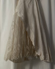 Vintage 1920’s Ecru Chantilly Lace Silk Dress