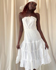 Vintage 1900’s Cotton Strapless Dress