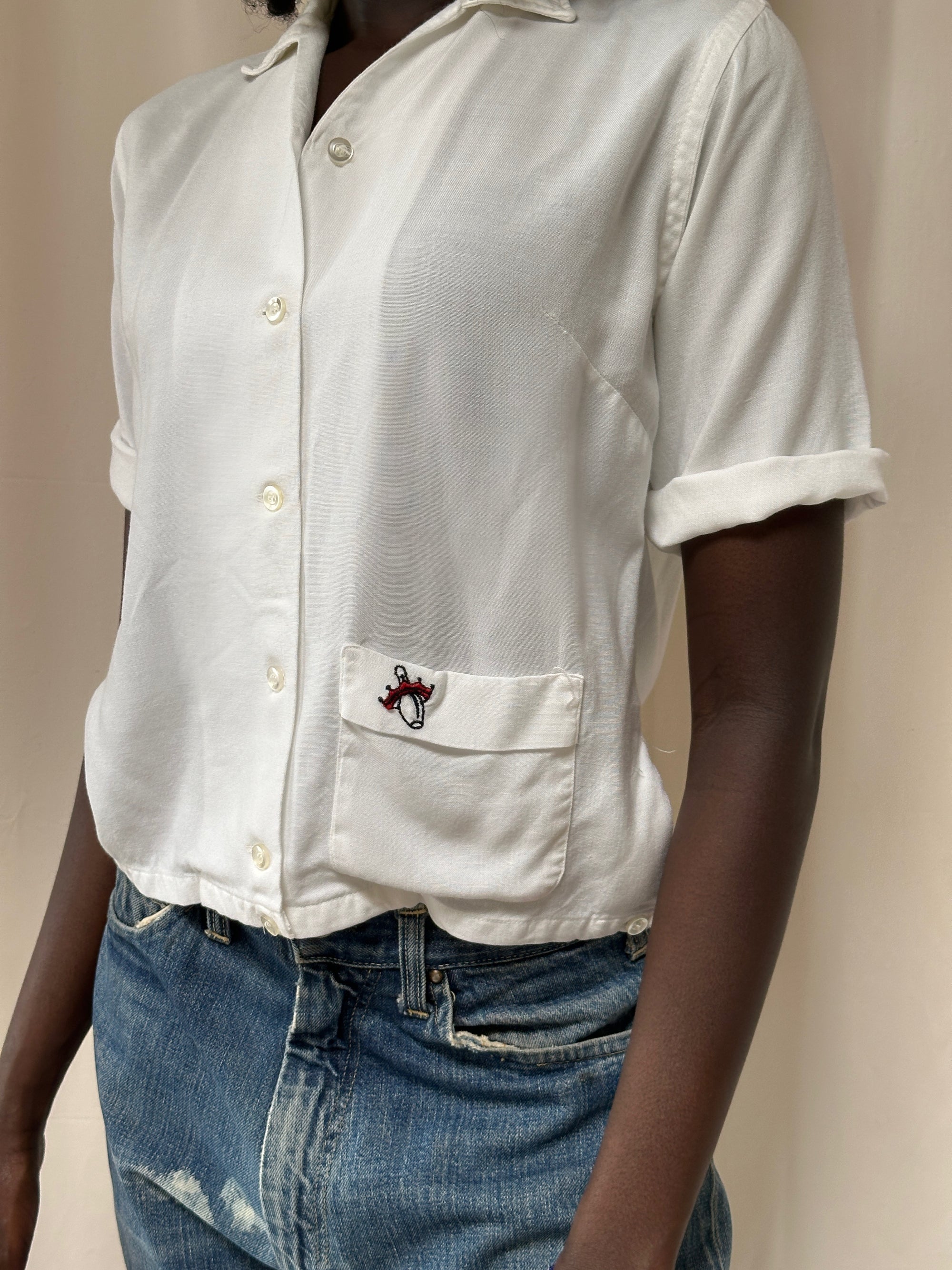 Vintage 1950’s Hilton Rayon Bowling Shirt