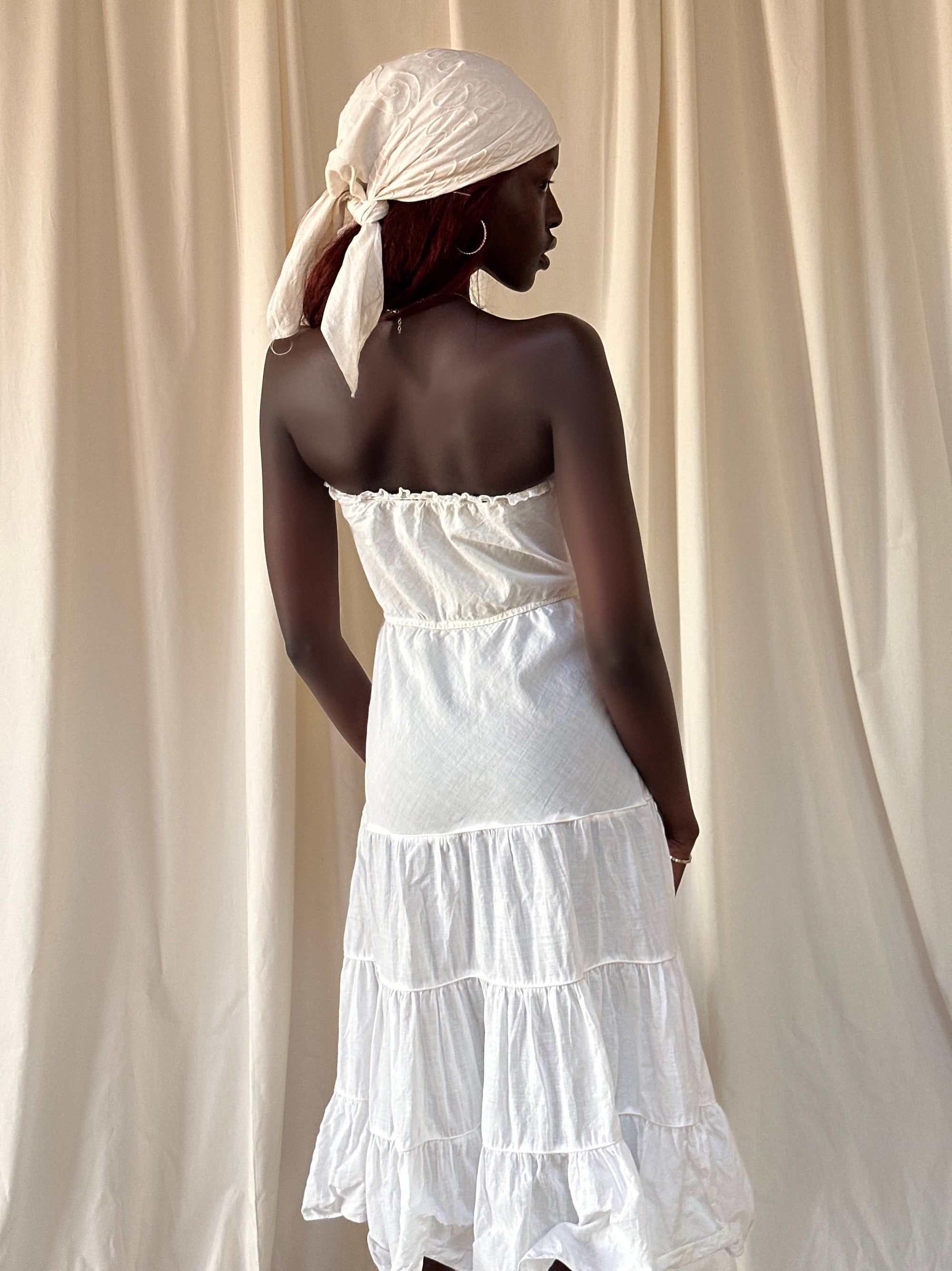 Vintage 1900’s Cotton Strapless Dress