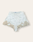 Vintage 1930’s Silk & Lace Tap Shorts | Silk Rayon Bias Cut Lingerie