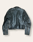 Vintage 1940s Atlas Cycle-Wear Leather Motorcycle Jacket | Rare Horsehide Biker Jacket