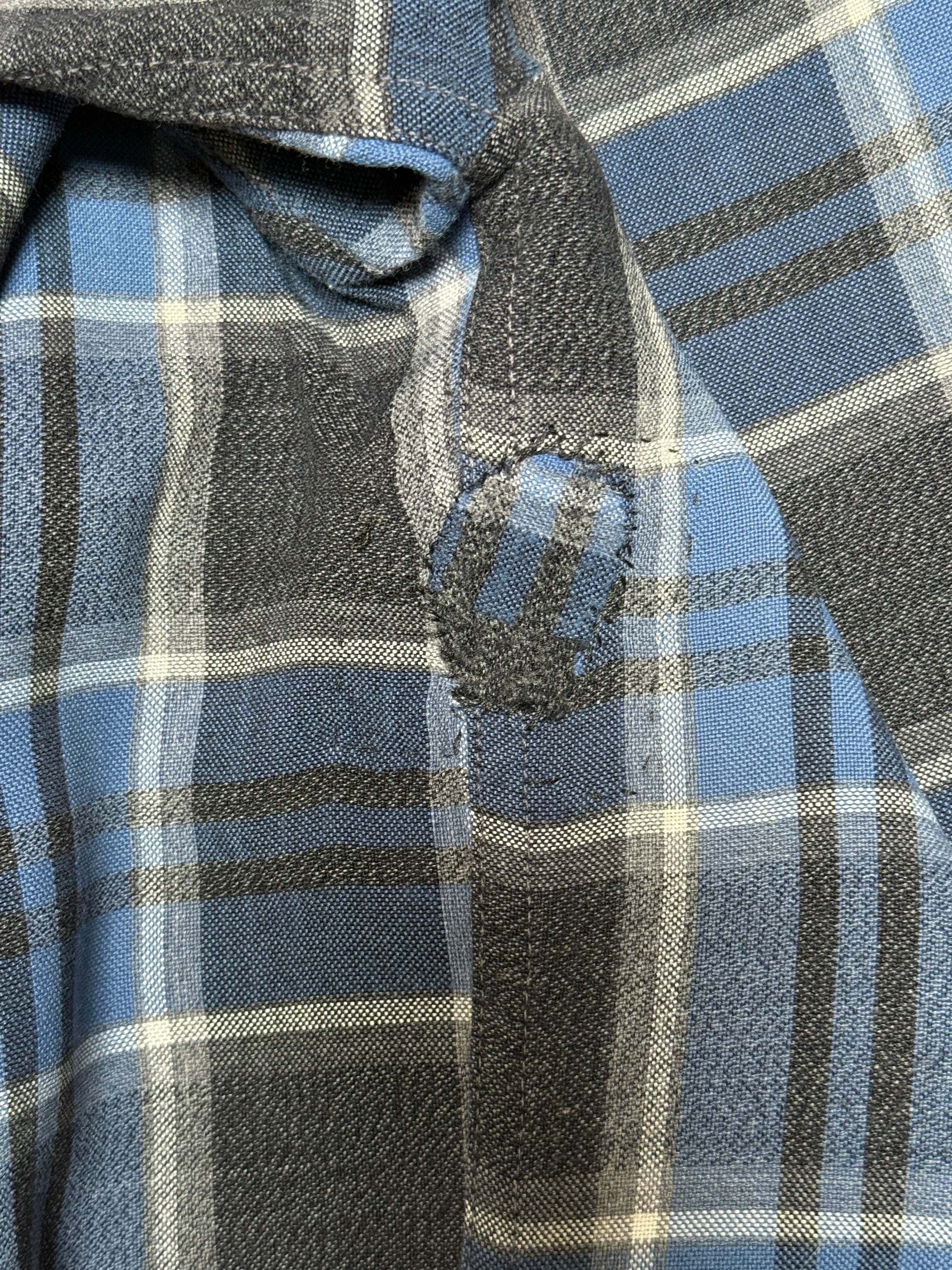 Vintage 1950’s Campus Rayon Plaid Shirt