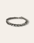 925 Sterling Silver Chunky Artisan Handmade Chain Link Bracelet