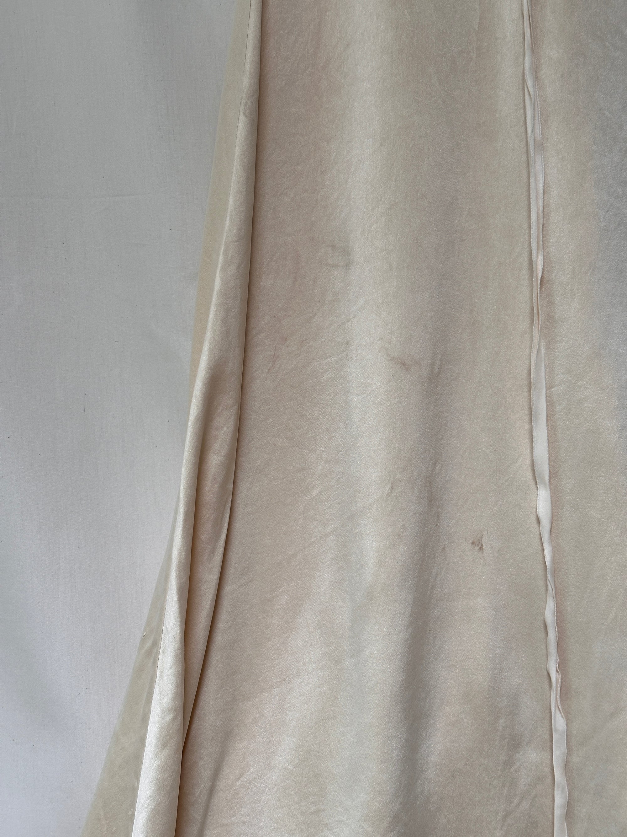 Vintage 1930’s Silk & Lace Champagne Slip Dress