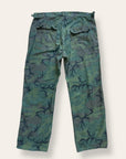 Vintage 1970’s Civilian ERDL Camo Sateen Baker Pants W:38