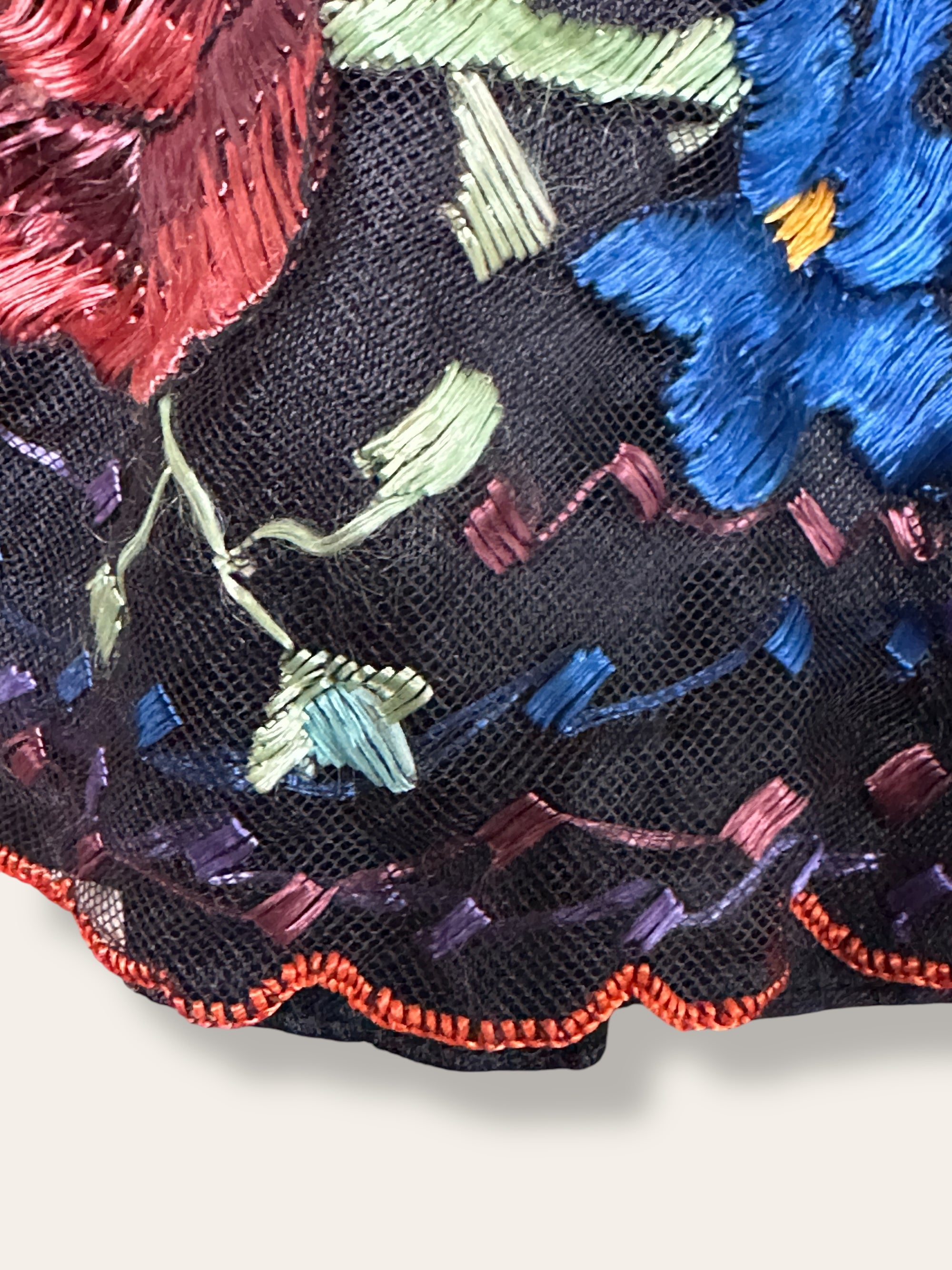 Vintage 1950’s Chiapas Hand Embroidered Skirt