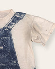 Vintage 1970’s Champion Overalls Print T-Shirt