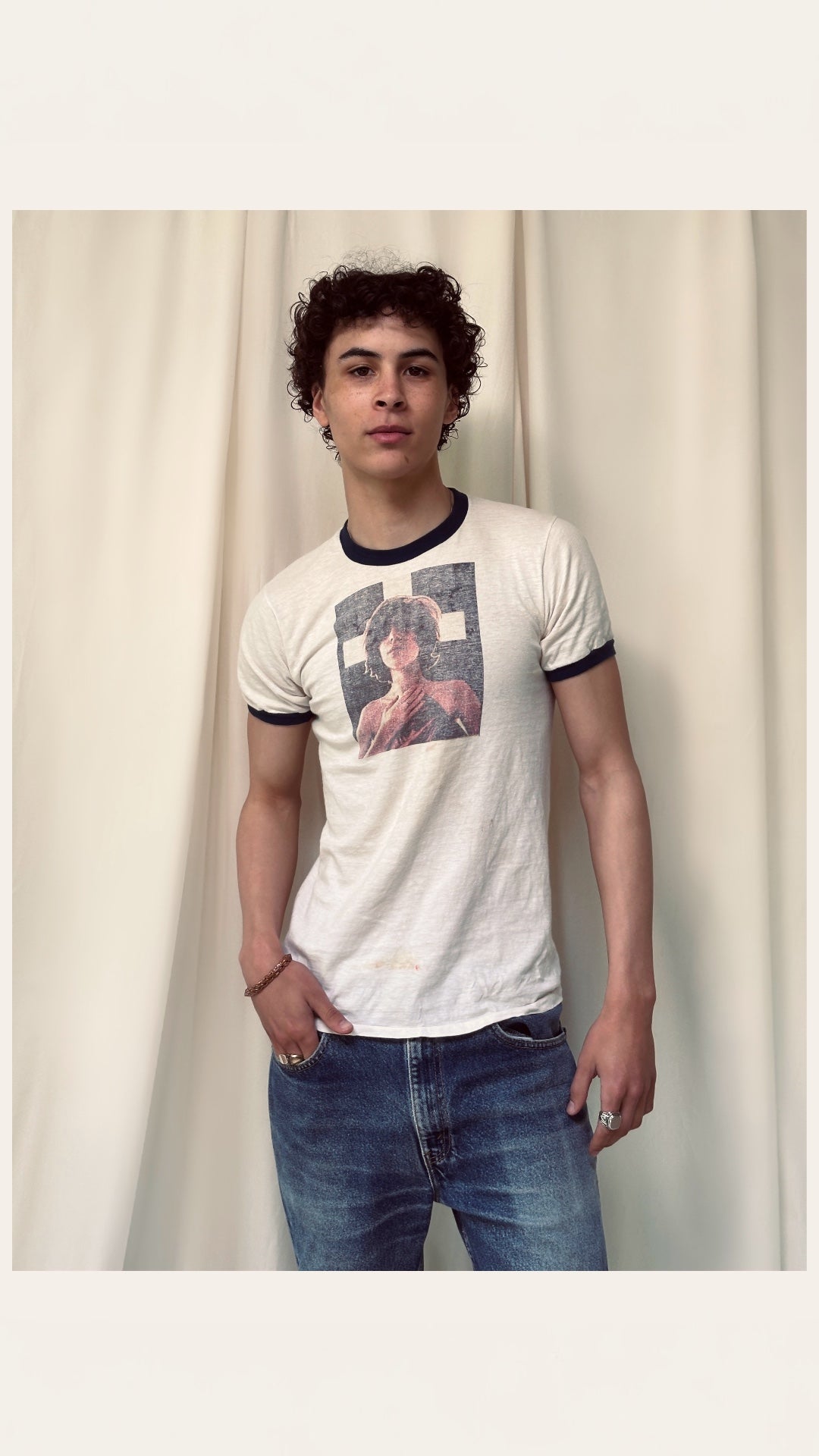 Vintage 1970’s Patti Smith Ringer T-Shirt