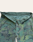 Vintage 1970’s Civilian ERDL Camo Sateen Baker Pants W:38
