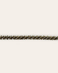 Vintage Italian Sterling Silver Faceted Twist Chain Necklace | 925 Silver Chunky Statement Layering Chain