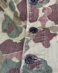 Vintage WWII USMC P44 TROUSERS Frogskin CAMOUFLAGE W:34