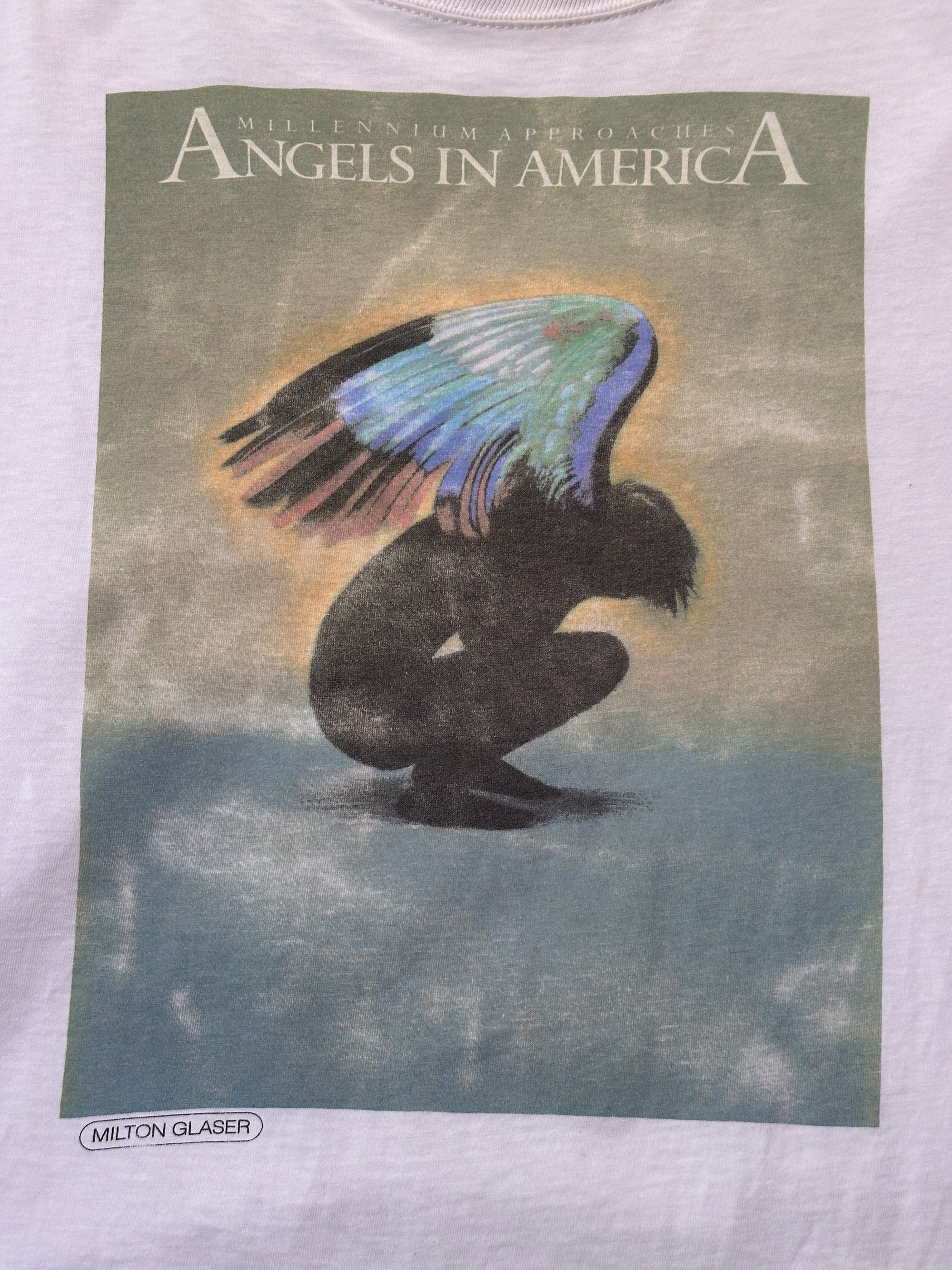 Vintage 1990’s Milton Glaser Angels In America Art T-Shirt