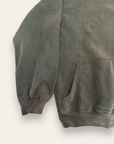 Vintage 1960’s Sage Green Sun-faded Hooded Sweatshirt