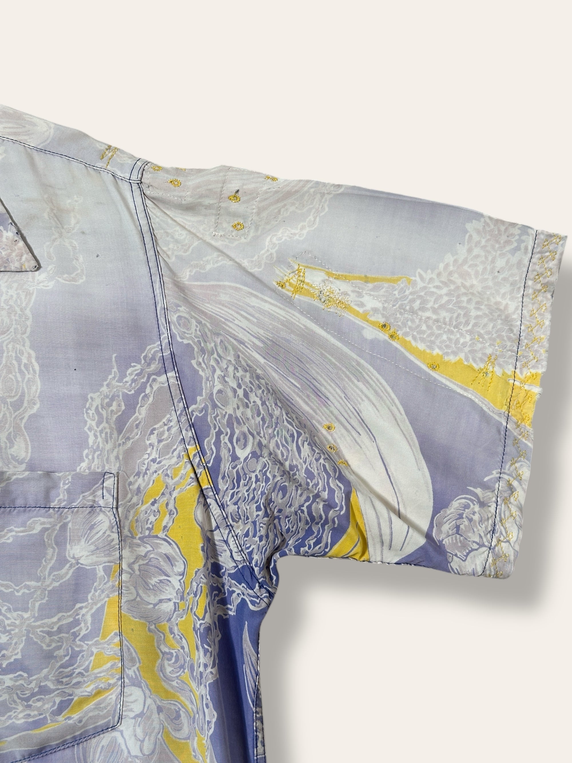 Vintage 1950’s Mended Andrade Hawaiian Shirt