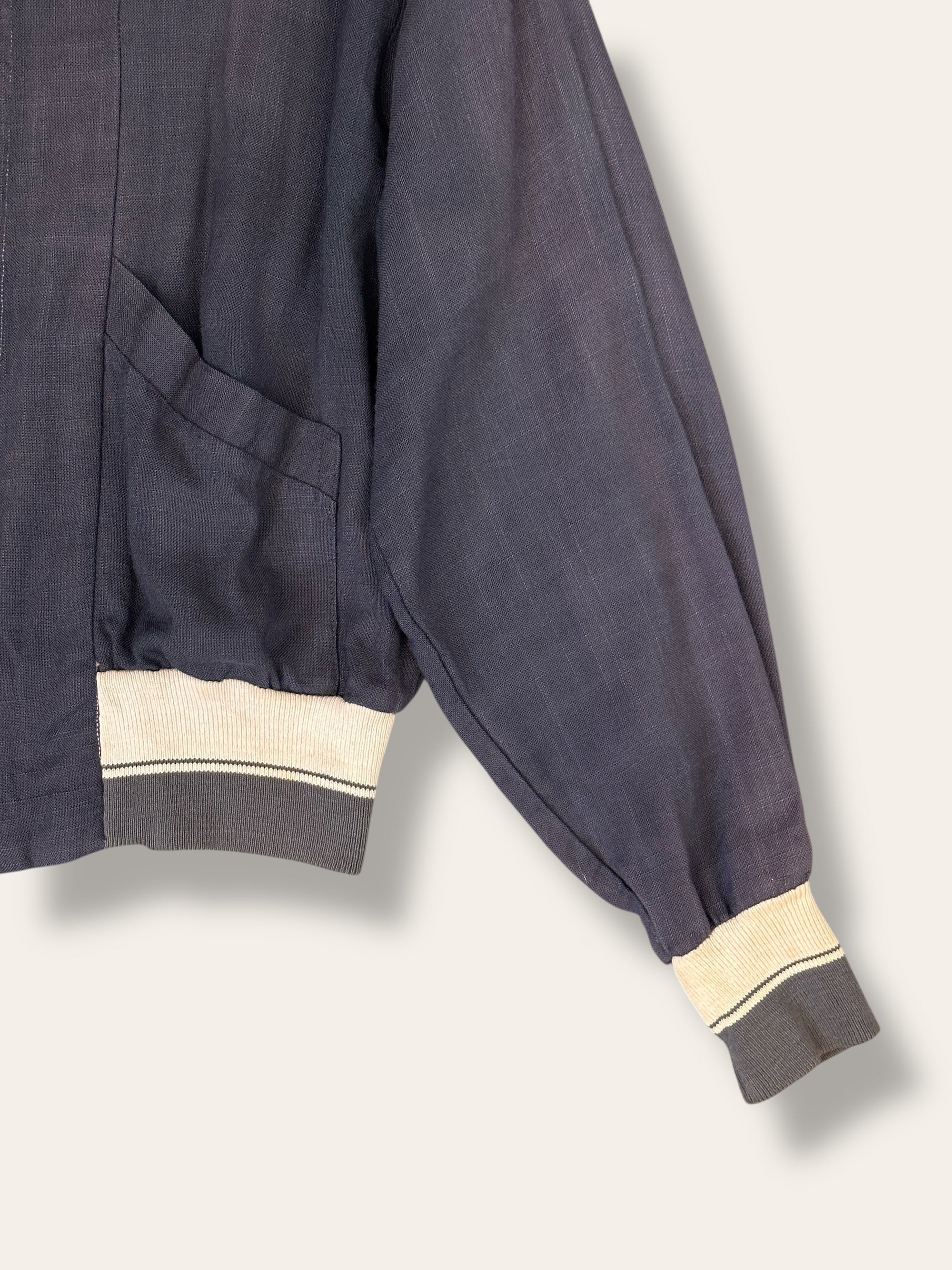 Vintage 1950’s Rayon Linen Blend Yankshire Jacket 43