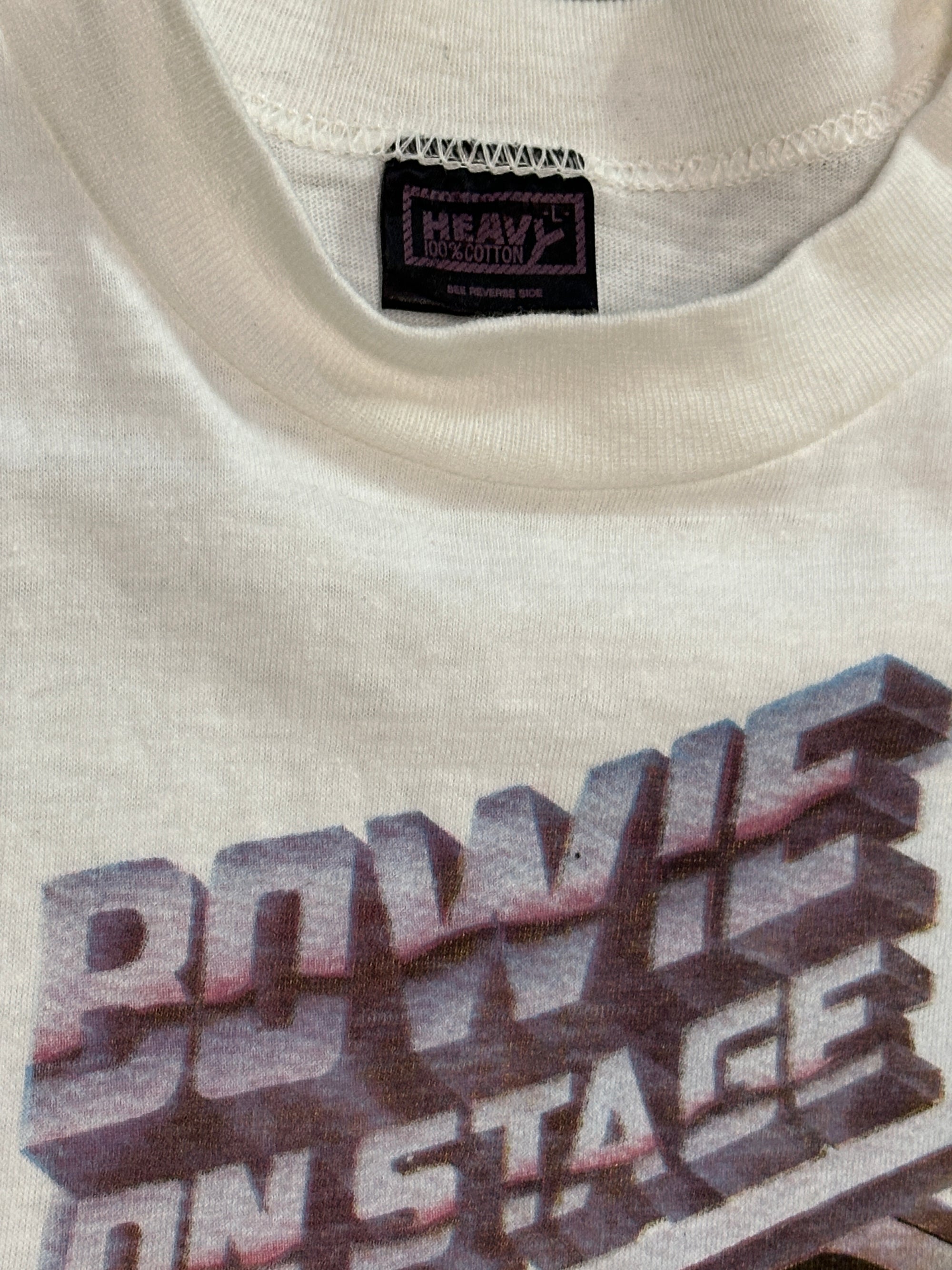 Vintage 1970’s David Bowie On Stage T-shirt