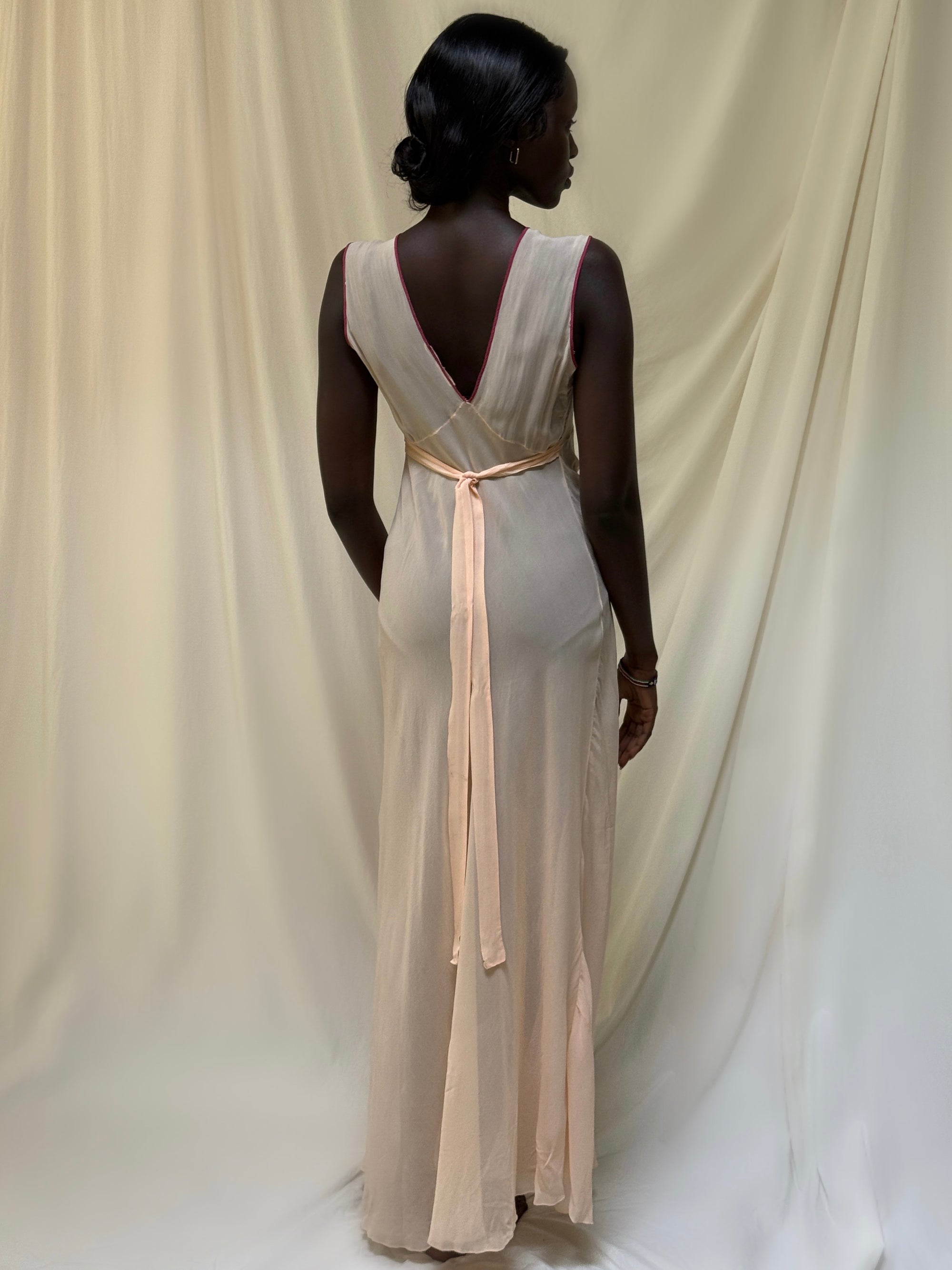 Vintage 1940’s Two Tone I. Magnin Slip Dress