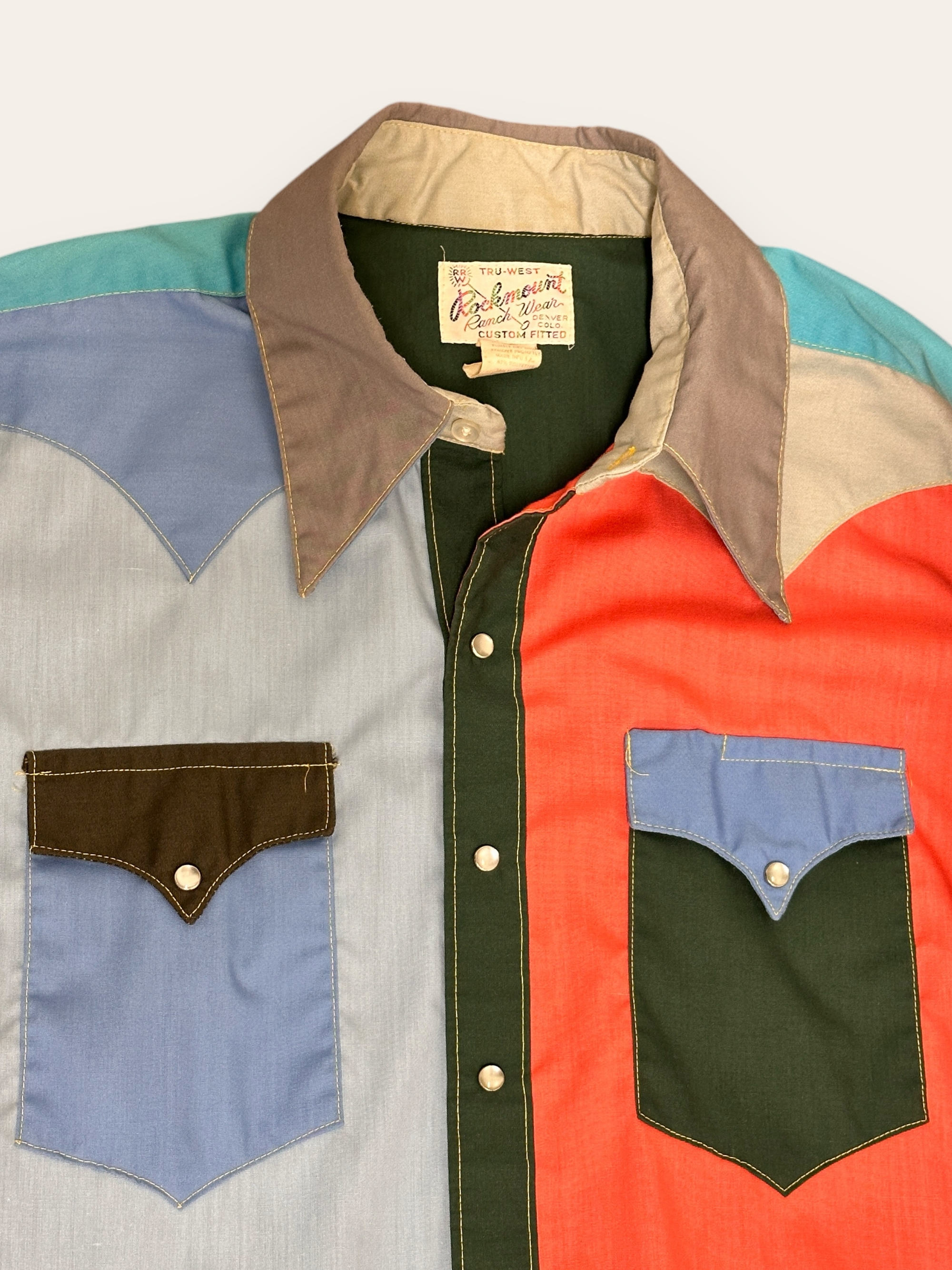 Vintage 1960’s Rockmount End Of Day Western Shirt