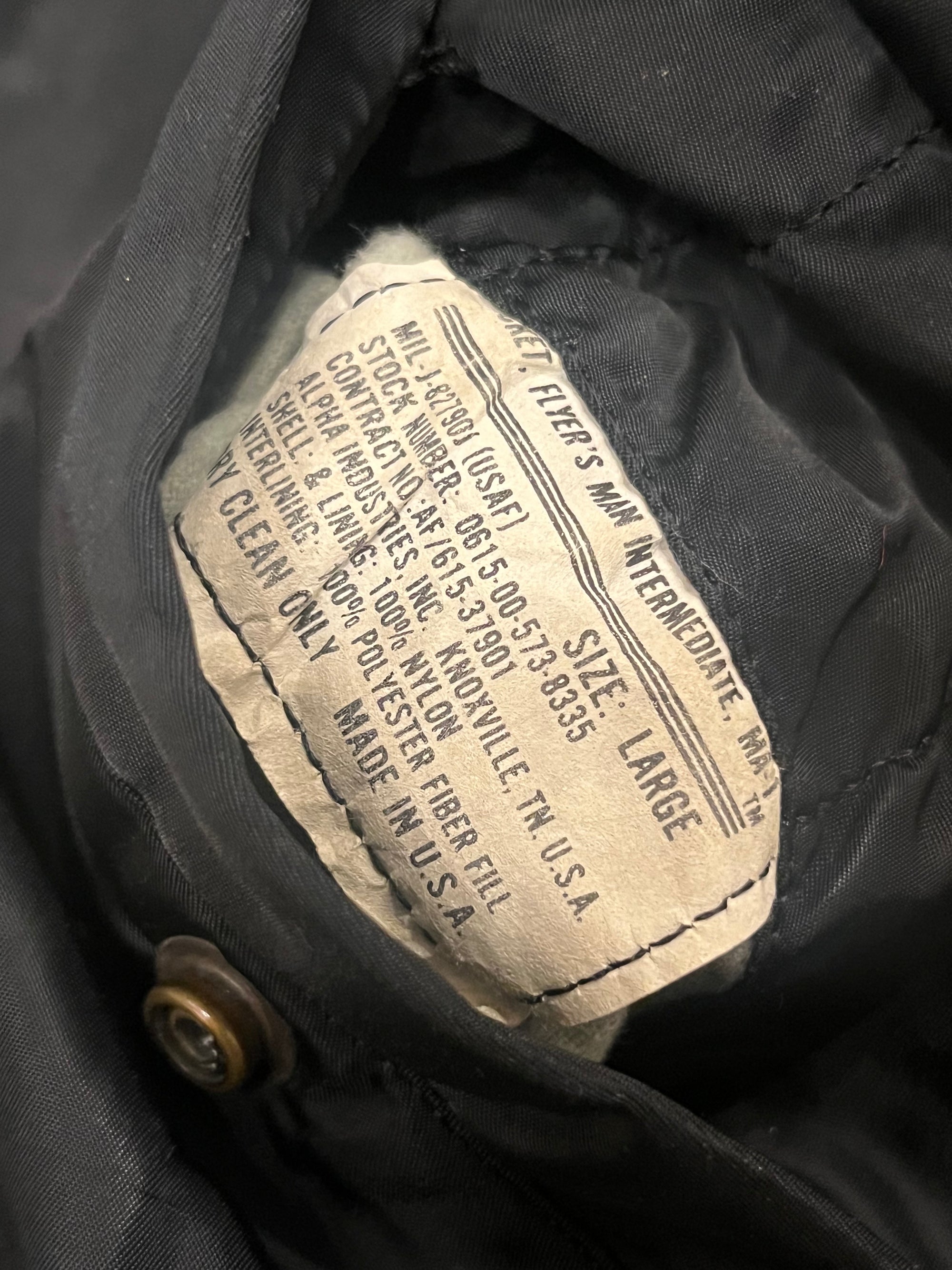 Vintage 1990’s Alpha Industries MA-1 Test Pilot Jacket