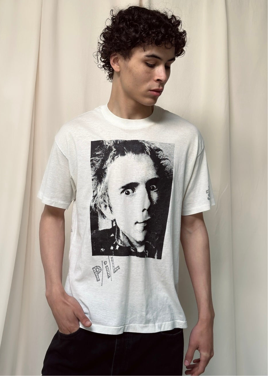 Vintage 1980’s Johnny Rotten Public Image with Hand Written Art T-Shirt
