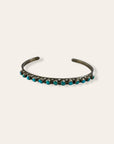 Vintage 1940’s Zuni Turquoise Sterling Silver Bracelet