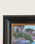 2000s Jeff Yeomans Original Oil Painting | Laguna Beach California Coastal Landscape Impressionist Art