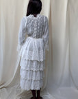 Vintage Early 1900’s Edwardian Tiered Lawn Dress