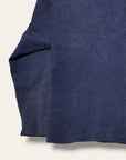 Vintage 1940s McGregor Navy Mohair Cardigan Leather Buttons | Vintage Workwear