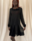 Vintage 1920’s Chiffon & Velvet Flapper Dress