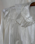Vintage 1940’s Silk Rayon Bows Bed Jacket